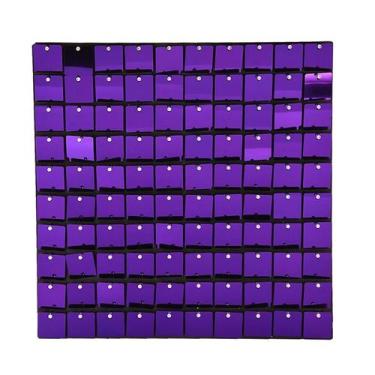Imagem de Painel Metalizado Shimmer Wall Roxo - 30x30cm - 1 unidade - Artlille -
