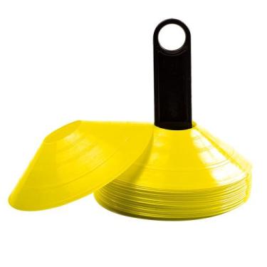 Imagem de Kit Cone Chapéu Chinês Athletic com 30 Peças Para Treino Funcional Fit