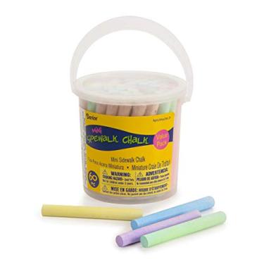 Imagem de Darice Balde de mini giz para calçada, 60 unidades, cores sortidas (1157-01)