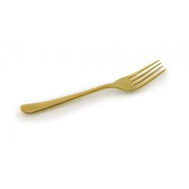 Imagem de Jogo Com 6 Garfo De Sobremesa Dourada Valentina - Mimo Style