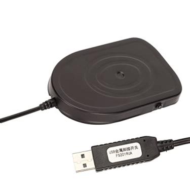 Imagem de Pedal usb, usb um interruptor mecânico teclado de computador programável, controle multimídia design ergonômico usb interruptor de pé pedal singal, para teclado mouse pc