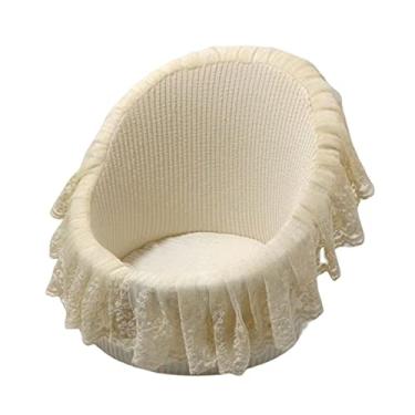 Imagem de harayaa Adereços de Fotografia para Recém-nascidos Sofá Pequeno Mini Sofá Posando para Bebês, a