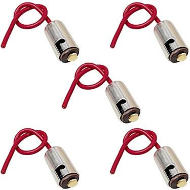Imagem de Modengzhe 5 peças BA9S base de lâmpada LED freio lâmpada soquete fio substituição luz de carro chicote de fiação, comprimento do cabo 100 mm