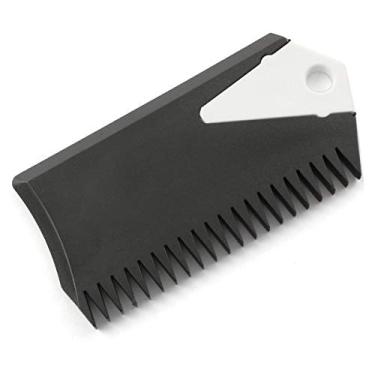 Imagem de Pro Bamboo Kitchen Pente de cera para prancha de surf 81 x 40 mm pente antiderrapante raspador de cera especial para acessórios de prancha de surf
