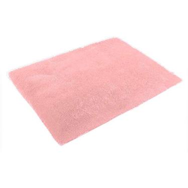 Imagem de Inzopo Tapete fofo antiderrapante tapete de área felpudo para casa quarto tapete 16 cores - rosa, 80x 120x 4,5 cm