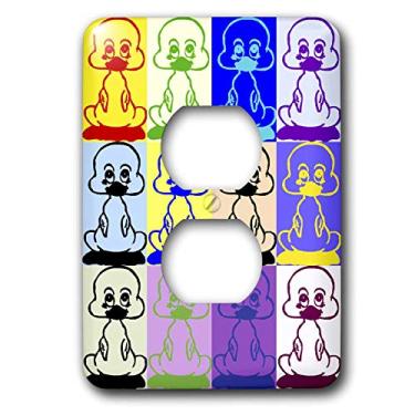 Imagem de 3dRose lsp_8060_6 Capa de tomada com plugue Pop Art de desenho animado