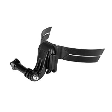 Imagem de Suporte Adesivo Capacete Queixo Compatível com GoPro ou Câmeras Similares