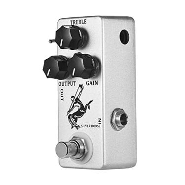 Imagem de Chusui Silver Horse Overdrive Boost Pedal de Efeito de Guitarra Full Metal Shell True Bypass