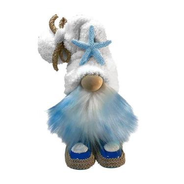 Imagem de Four Seasons Universal Sem Rosto Idosos Ornamentos de Mesa Boneca Azul Boneca Goblin