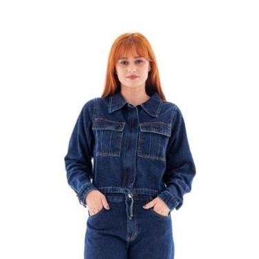 Imagem de Jaqueta Jeans Feminina Arauto com Zíper-Feminino