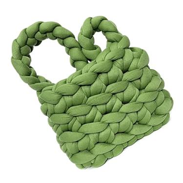 Imagem de Bolsa de lã, Sacola de lã Linda Pelúcia para a Vida Diária (Verde)