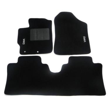 Imagem de Jogo de Tapete Automotivo Yaris Sedan Carpete Luxo - Tapecars