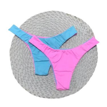 Imagem de Calcinha Avulsa Asa Delta Dupla Face Candy - Califórnia Brasil Moda Pr