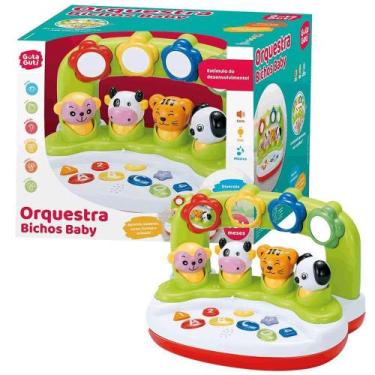 Imagem de Brinquedo Musical Educativo Orquestra Bichos Baby Guta Guti DMB5810 - 