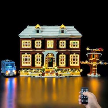 Imagem de Kyglaring LED Lighting Kit for Leg0 Ideas Home Alone Model Set,leg0 Sets not Included(Upgraded Remote Control Version)
