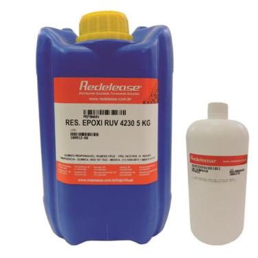 Imagem de Resina Epoxi 4230 Com 5,9 Kg + Um Perolado Branco 15gr - Redelease