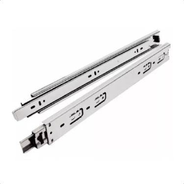 Imagem de Corrediça Zincada Telescópica Trilho P/ Gaveta 250MM - Rayco