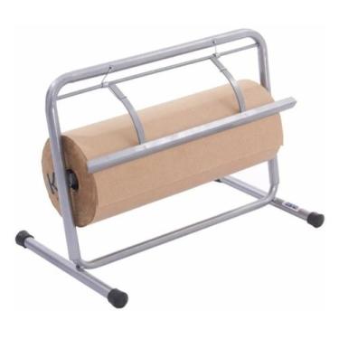 Imagem de Suporte de papel 40cm + 1x bobina 40cm papel kraft pardo monolúcido co