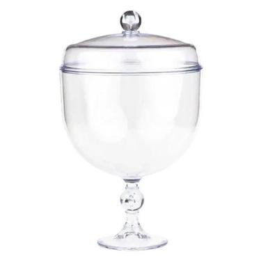 Imagem de Taça Americana - Cristal Com Tampa - 1,250 ml - 1 unidade - BlueStar -