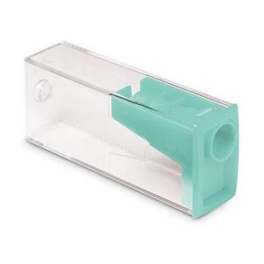 Imagem de Apontador Transparente Retangular com Deposito Tom Pastel FABER-CASTEL
