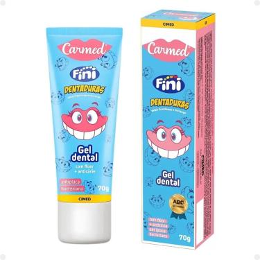 Imagem de Gel Dental Carmed Fini Dentaduras 70g