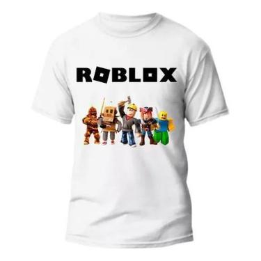 Imagem de Camiseta Masculina Adulto Roblox - Camisa Básica de Algodão - Loja Din
