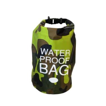 Imagem de Mochila Impermeavel 5 litros Bag Estanque Saco Natação Bolsa Trilha Aprova Dagua (Verde)