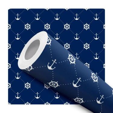 Imagem de Papel De Parede Vinílico Azulejo Português Retrô Cozinha              