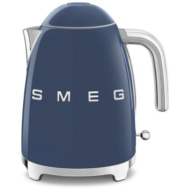Imagem de Chaleira Elétrica SMEG 50s Retro Style com Desligamento Automático, Base Removível e Indicador de Água, KLF03NBUS, Azul Marinho