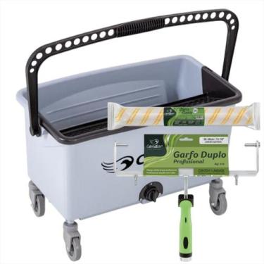 Imagem de Caçamba para Pintura Plástico 24 Litros Rolo Tintas Menor Preço Condor