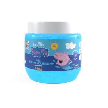 Imagem de Gel Fixador Infantil Griffus Peppa Pig George - Brilho Molhado 240g