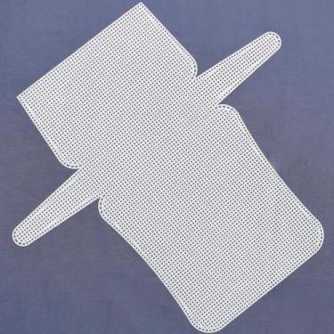 Imagem de Tela de Plástico para Bolsa 22,8 x 13cm Branca - Círculo