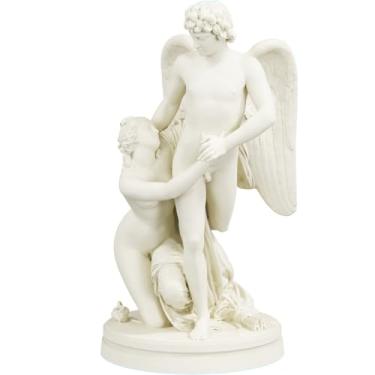 Imagem de Estátua Escultura Eros e Psique - Johan Tobias Sergel - Recriação (Cor Mármore Dourado)