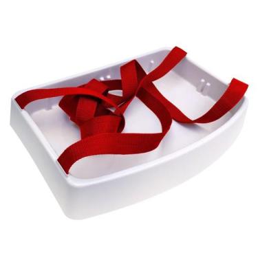 Imagem de Bandeja Degustação Pequena Com Alça Na Cor Vermelha - Balcão E Bandeja