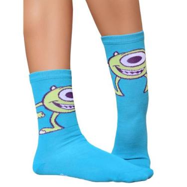 Imagem de Meia Infantil Personagens Disney Cano Longo Trifil Conforto Algodão, V