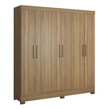 Imagem de Guarda Roupa 6 Portas Prático Amendola Touch