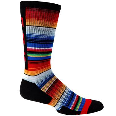 Imagem de Meia Fox Ranger Cushion 8 Azul Marinho/Laranja G