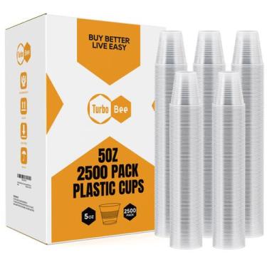 Imagem de Copos plásticos descartáveis Turbo Bee 150mL (pacote de 2500)