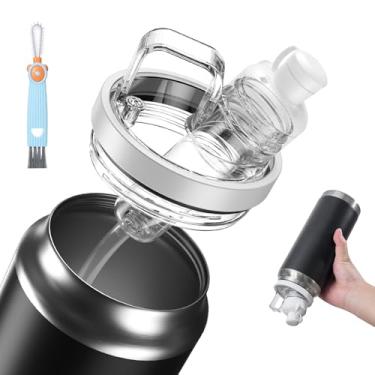 Imagem de Adaptador de copo para YETI Rambler Bottle to Flavor Cartridges, serve para sua YETI 12, 18, 26, 36, 46, 46, 1,8 g, garrafa Rambler de 1,8 g, sem BPA, silicone de grau alimentício, à prova de