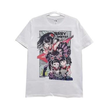 Imagem de Camiseta Unissex De Hip-hop Rock Band Babymetal Japão Casual Manga Cur