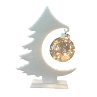 Imagem de ZJchao Luzes Personalizadas da árvore de Natal LED Night Lights Decoração USB para Festa de Casamento (verde)