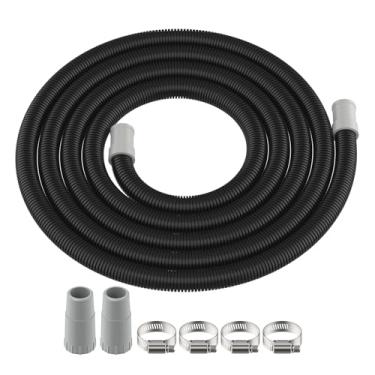 Imagem de Filtro Canister Mangueira com nervuras A20015 com adaptador de borracha substituto para bombas de filtros de aquário Fluval 307/407/306/406/305/405, kit de mangueira de admissão de tanque de peixes de