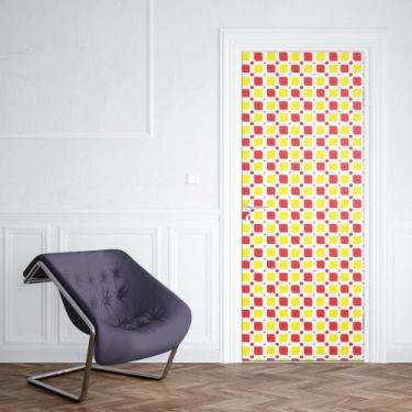 Imagem de Adesivo de Porta Abstratas Modelo 34 - Império da Impressão, M - 80cm 