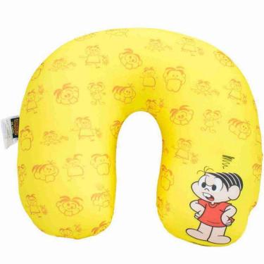 Imagem de Pescoceira Amarela Mônica Isopor - Turma Da Mônica