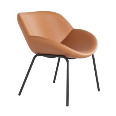 Imagem de Poltrona Decorativa Com Pés De Ferro Multimóveis Cr7013 Caramelo Caram