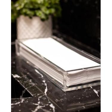 Imagem de Bandeja Organizar Lavabo De Acrílico Multiuso Clean