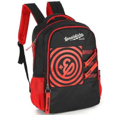 Imagem de Mochila Enaldinho Bizarro Costa Grande Juvenil Preta Original Modelo 2