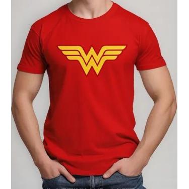 Imagem de Camiseta Camisa Adulto Feminina Masculina Algodão Mulher Maravilha Her