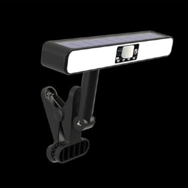 Imagem de Luzes solares ao ar livre | Tela de bateria recarregável USB à prova d'água - Luzes solares de jardim lâmpada de montagem de parede - para cerca de parede caminho pátio varanda gramado interior casa