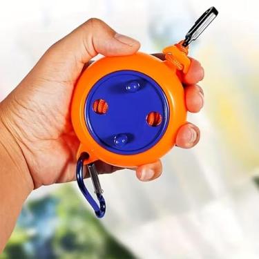 Imagem de Varal de viagem portátil durável de 7,9 m – ideal para acampamento e atividades ao ar livre, fácil de configurar, perfeito para secar roupas e toalhas